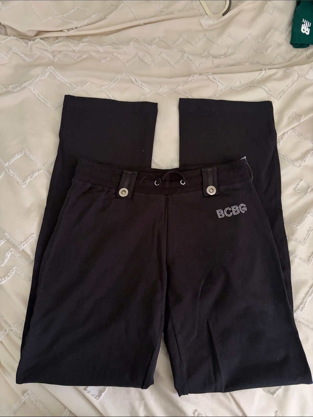BCBG Black Y2K Knit Pants